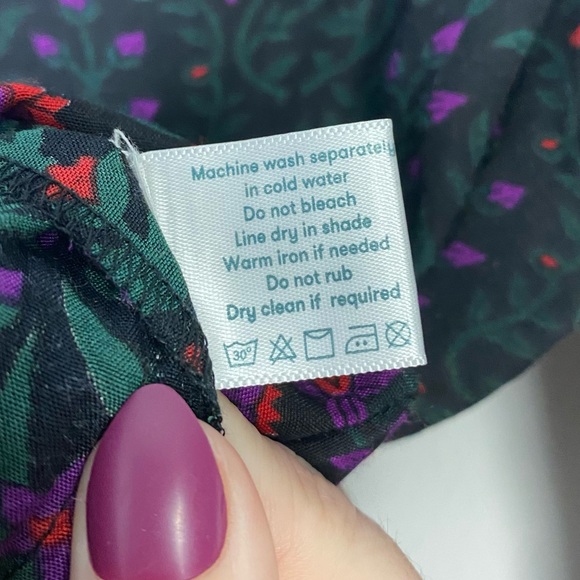 Roller Rabbit Favela Floral Split Neck Blouse - Picture 11 of 11